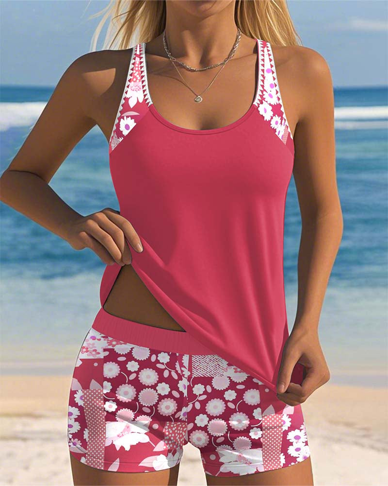 Blanc-Paris™ | Ensemble de Maillot de Bain Tendance