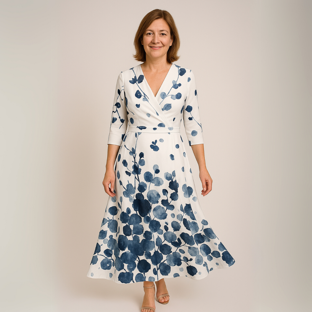 Emily - Robe Maxi Fleurie Luxe