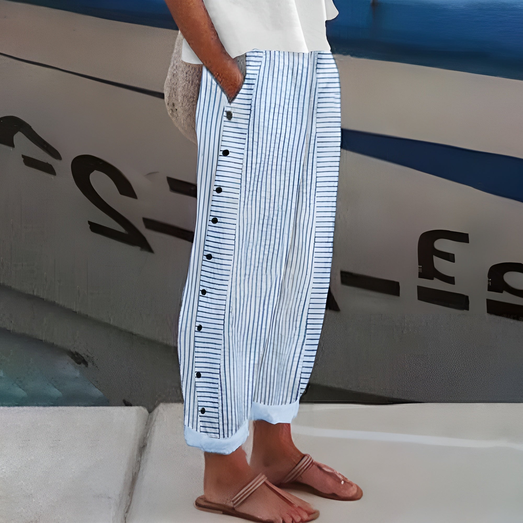Jacqueline | Pantalon en lin léger