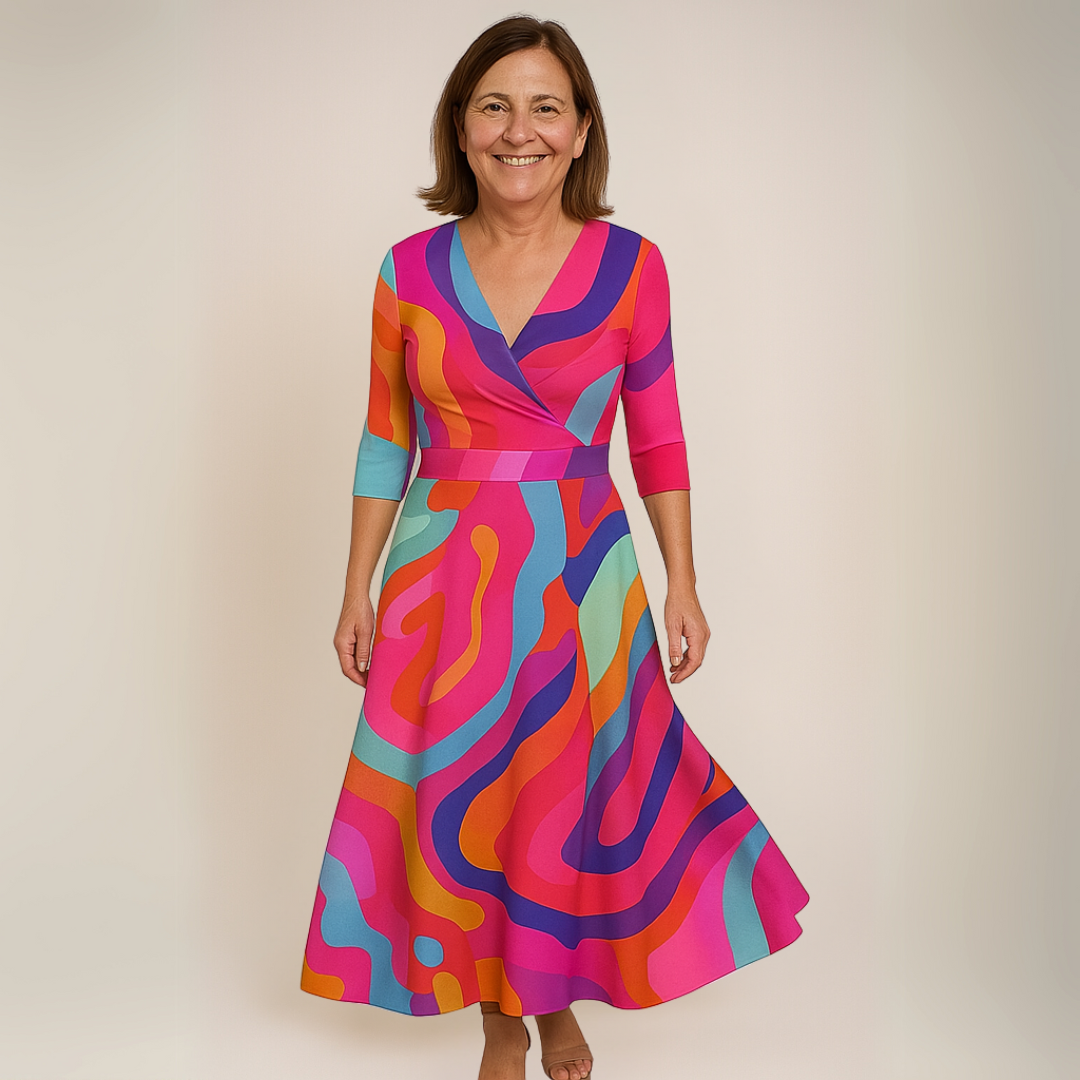 Emily - Robe Maxi Fleurie Luxe