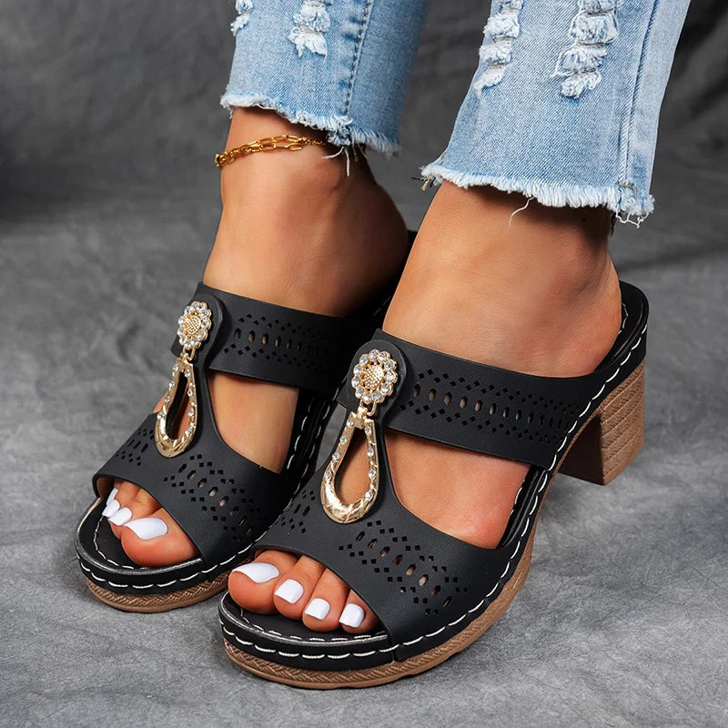 Maria™ | Sandales Orthopédiques Chic et Confortables
