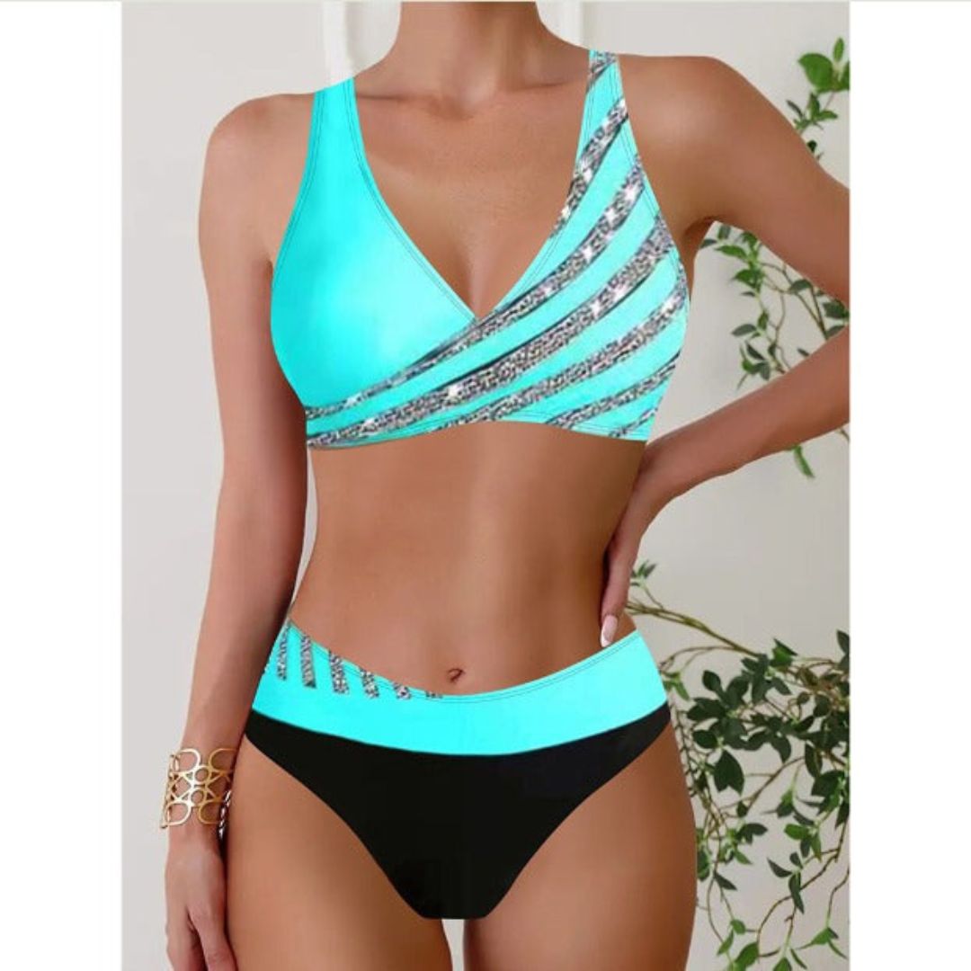Zoë - Haut de maillot imprimé
