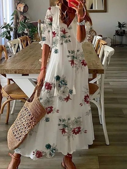 Luna | Robe Boho Épurée avec Coupe Flatteuse
