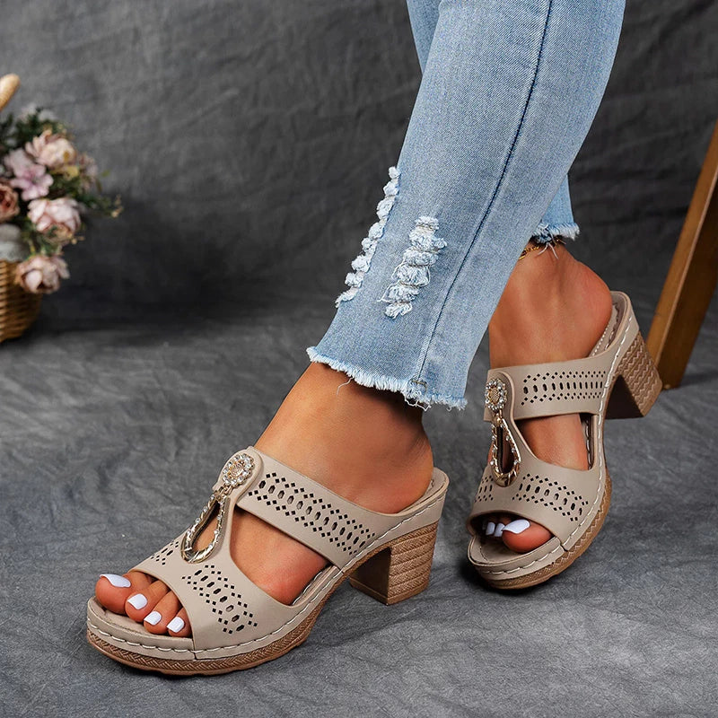 Maria™ | Sandales Orthopédiques Chic et Confortables