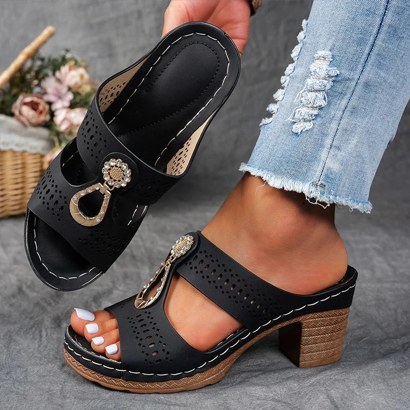Maria™ | Sandales Orthopédiques Chic et Confortables