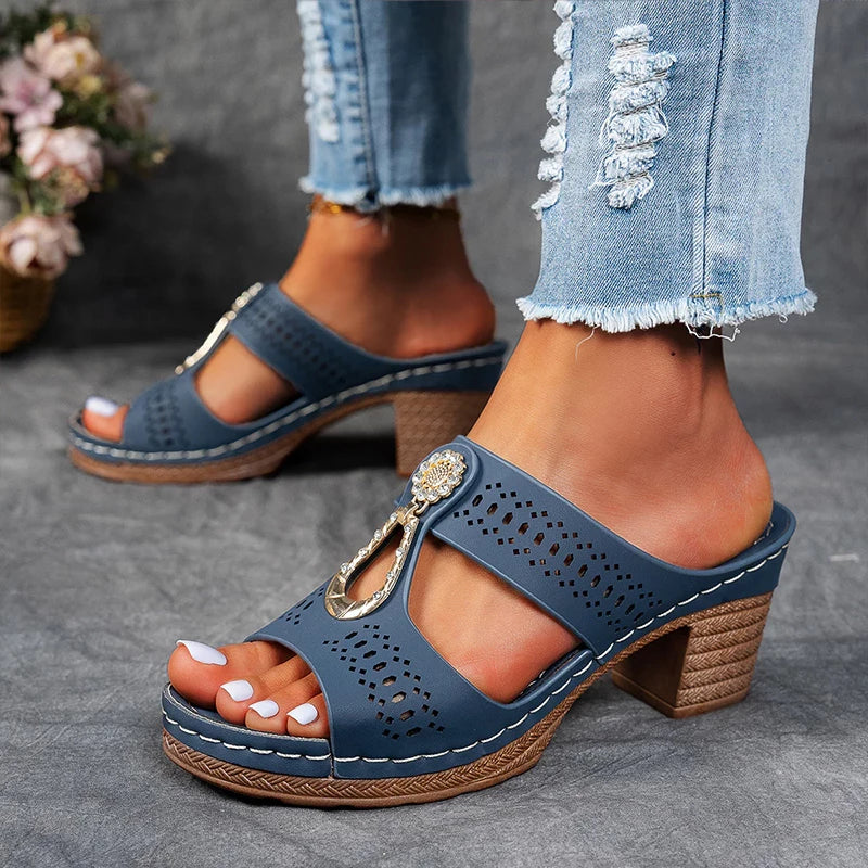 Maria™ | Sandales Orthopédiques Chic et Confortables