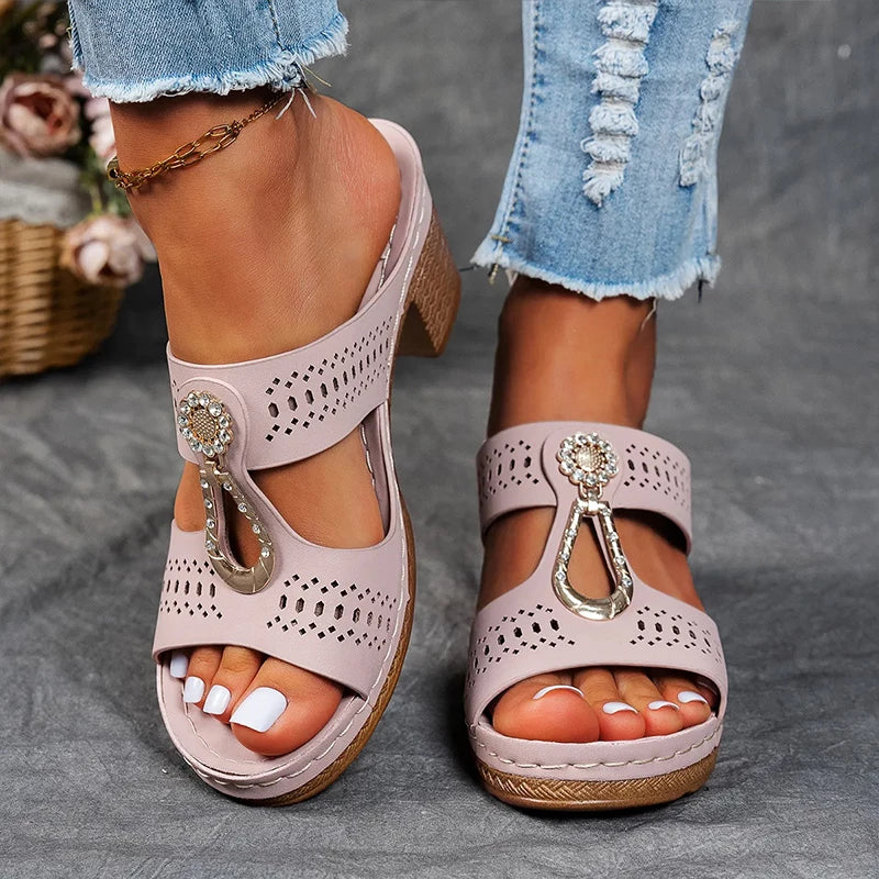 Maria™ | Sandales Orthopédiques Chic et Confortables