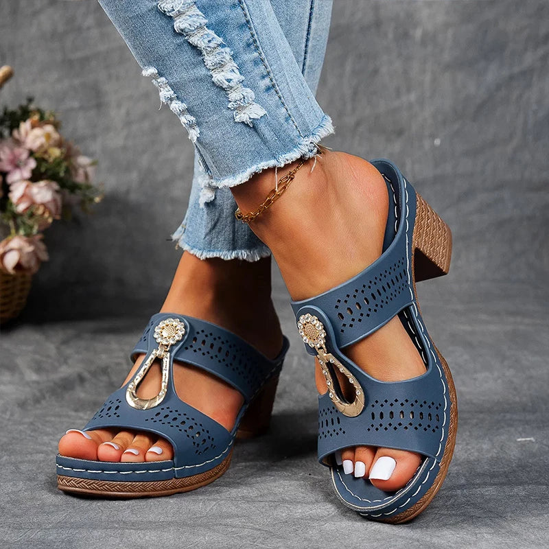 Maria™ | Sandales Orthopédiques Chic et Confortables