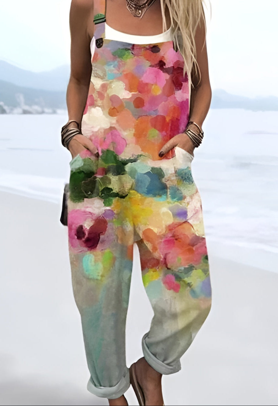 Ingeborg™ | Salopette Aquarelle Fleur